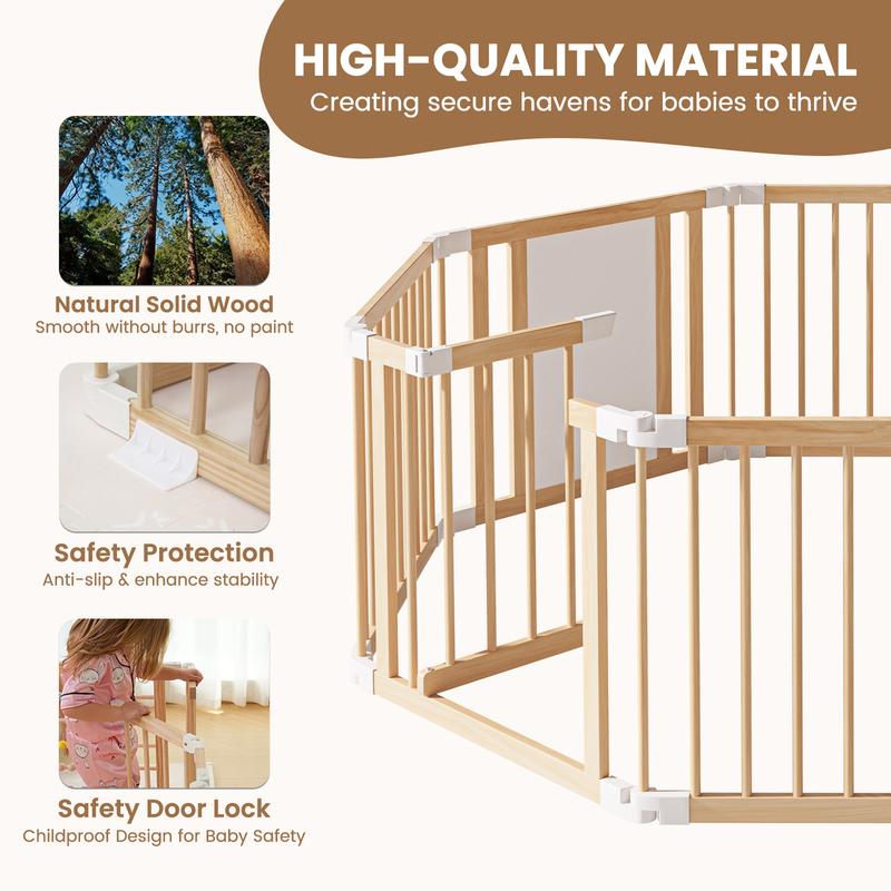 Natural solid wood, smooth and burr-free