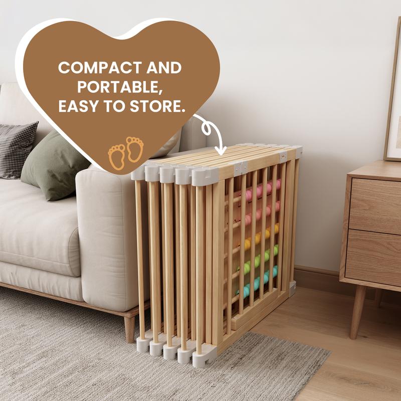 Folds flat for compact storage